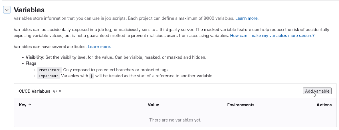 add variable